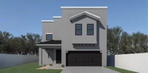 Zia Homes. The chiffon is 2501 square feet, 2 level, 4 bedrooms, and 2.5 bathrooms, with 2 garages.