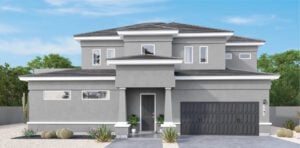 Zia Homes. The oxford is 2840 square feet, 2 level, 4 bedrooms, and 2.5 bathrooms, with 2 garages.